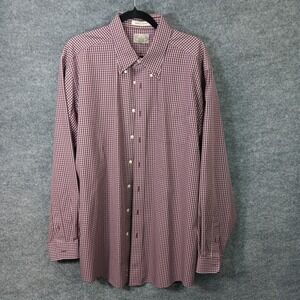 LL Bean Button Down Wrinkle Resistant Pocket L.L. Bean Outdoor Camp BBQ Weekend